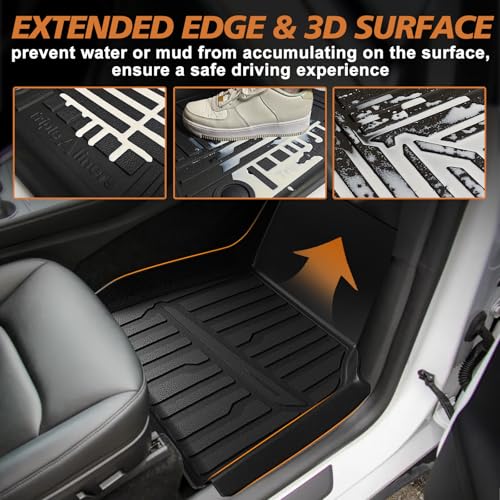 10PCS Floor Mats Full Set for 2025 2026 Tesla Model Y Juniper (Model Y Juniper | 2025+)