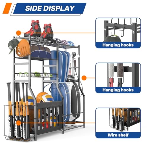 Heavy Duty Garage Sports Equipment Organizer (Garage Sports Equipment Organizer)