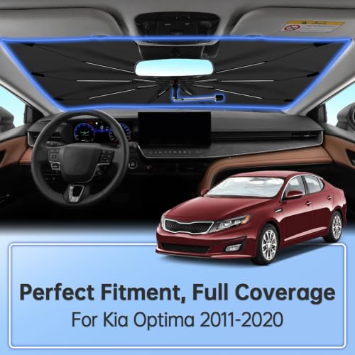 Windshield Sun Shade Umbrella for Kia Optima 2011 (Windshield SunShade for Kia Optima 2011-2020)