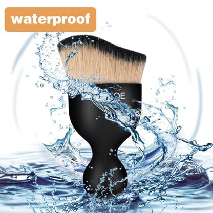 Car Detailing Brush for Interior Dusting and Air Vents (Brown Black)