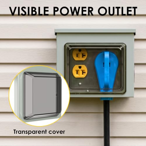 50 Amp & 20 Amp RV Power Outlet Box (50A)