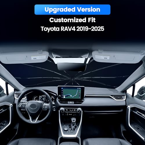 Windshield Sun Shade Umbrella for Toyota RAV4 2019 (For RAV4 2019+)
