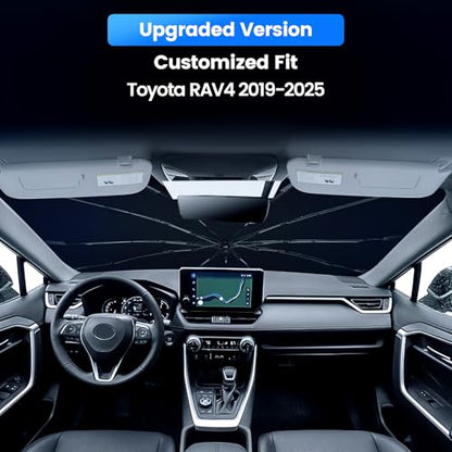 Windshield Sun Shade Umbrella for Toyota RAV4 2019 (For RAV4 2019+)