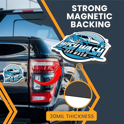 Custom Die Cut Car Magnet
