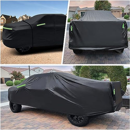 Truck Cover for Chevy Silverado 2500 3500HD Crew Cab Long Bed 8.3ft (Black / for Chevy Silverado 8.3ft)
