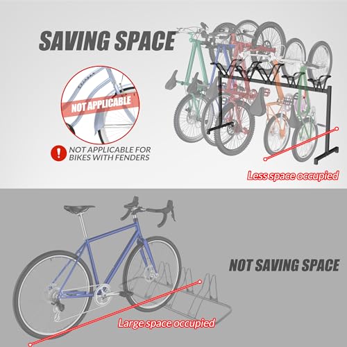 5 Bike Floor Stand (5 Bikes)