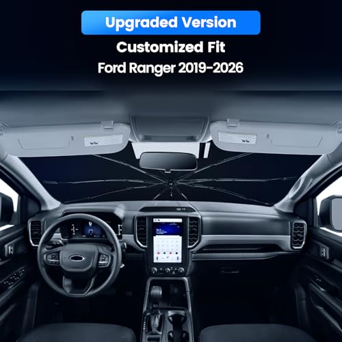 Windshield Sun Shade Umbrella for Ford Ranger 2019 (For Ford Ranger 2019+)