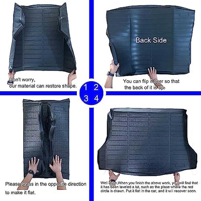 Floor Mats & Cargo Liner for 2024 2023 2022 2021 2020 2019 2018 Camry Hybrid All Weather Car Mats Cargo Mat Trunk Mat Camry Hybrid Floor Mats Accessories