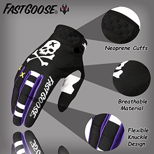 Dirt Bike Motocross Gloves (Large / Black)