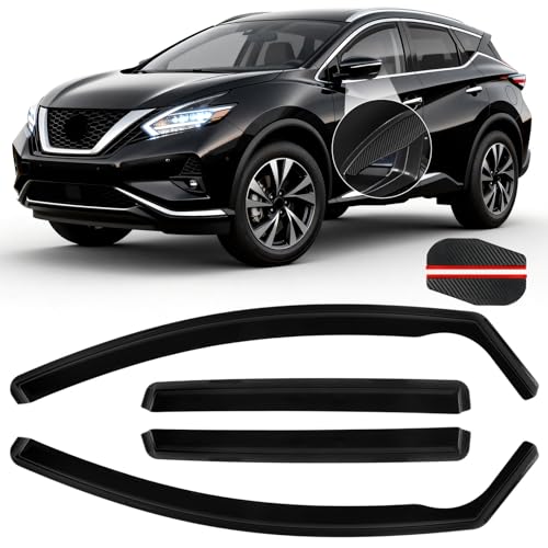 in Channel Window Visors Rain Guards Fit for Nissan Murano 2015 (For 2015-2024 Murano)
