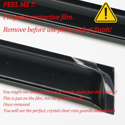 Window Visors Rain Guards for 2005 (2005-2015 Xterra)