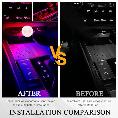 4PCS USB LED Car Interior Atmosphere Lamp (Multicolor Quick Flash)
