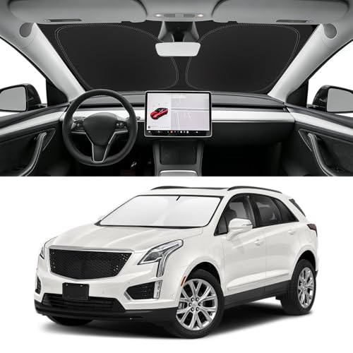 Custom Fit Windshield Sun Shade for Cadillac XT5 2017 (for 2017-2026 Cadillac XT5)