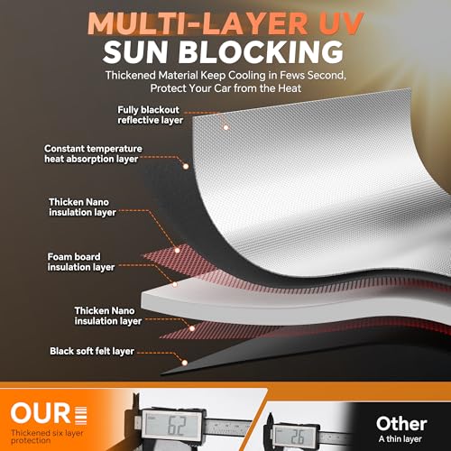 Windshield Sun Shade for Ch (for Silverado EV 2024-2026)