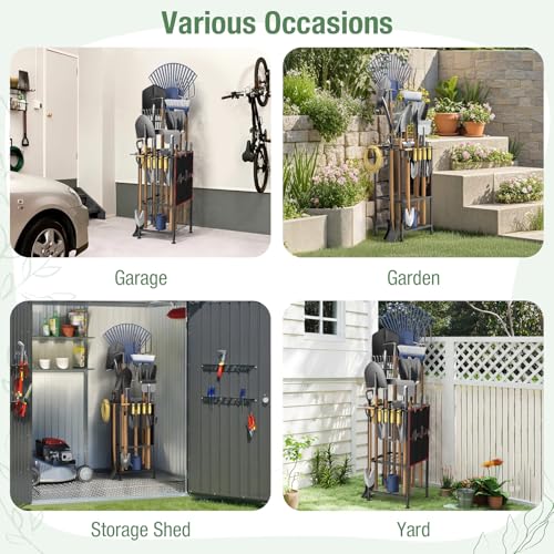 Garden Tool Organizer (Black-Rectangle)