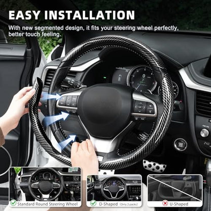 3pcs Carbon Fiber Anti (Glossy Black / Universal (3pcs))