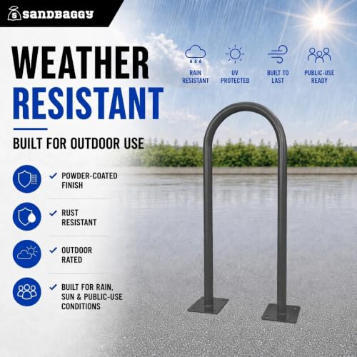 U Shaped Bike Rack (Gray)