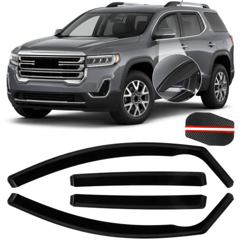 4PCS in Channel Window Visors Rain Guards 4pcs Fit for GMC Acadia 2017 (For 2017-2023 Acadia)