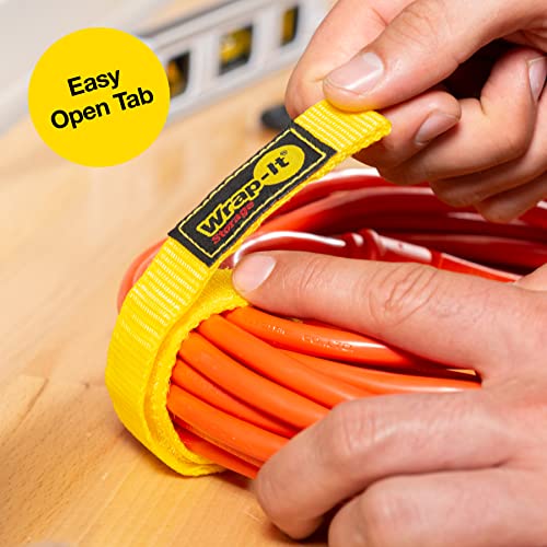 Quick Strap Cord Wraps (Red / 9" (12 Pack))