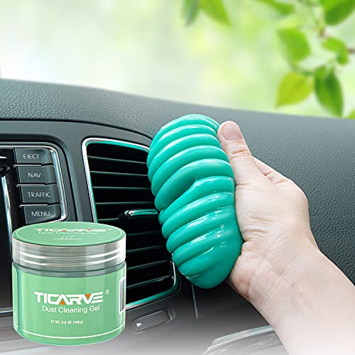 Cleaning Gel for Car Detailing Kit Car Accessories Auto Detail Gel (Green 1 Pack)