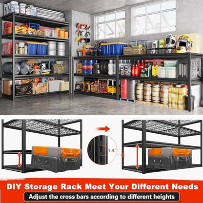55.2'' W x 78.2'' H x 26'' D (5 tier - 55.2" W x 78" H x 26" D)