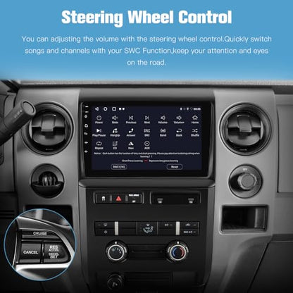 Car Radio Stereo for Ford F150 2009 (4GB RAM 64GB ROM With Camera)