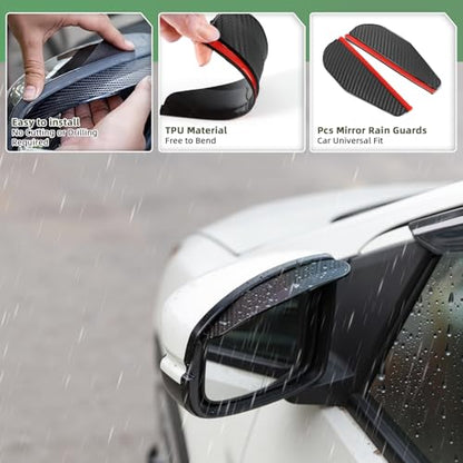 in Channel Rain Guards Fit for 2007 (For 2007-2018 Wrangler JK)