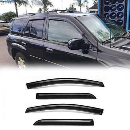 Window Visors Rain Guards for 2002 (02-09 Trailblazer/Envoy)