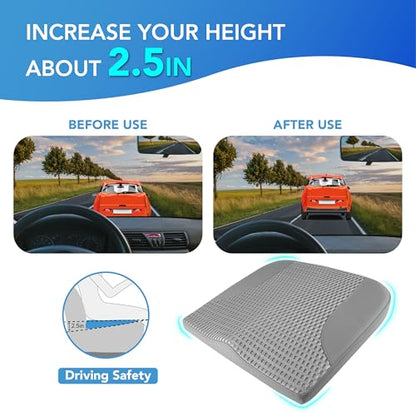 Car Seat Cushion (Dark Gray)