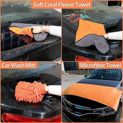 Car Detailing Kit (Orange)