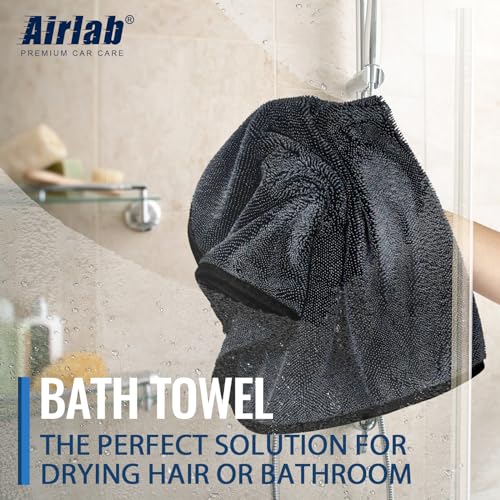 Microfiber Towel Car Drying Detailing Wash Cloth Car Care (Grey-black)