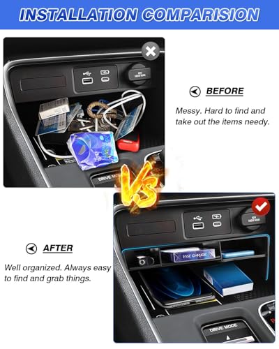 Center Console Organizer Compatible with Honda CR (23+ Honda CR-V)