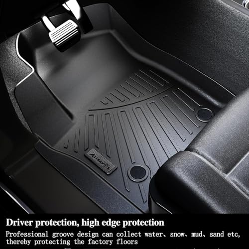 2 Rows Floor Mats for 2025 Nissan Armada 7 and 8 Passenger Models (2025 Armada Floor Mats)