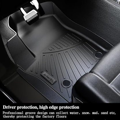 2 Rows Floor Mats for 2025 Nissan Armada 7 and 8 Passenger Models (2025 Armada Floor Mats)