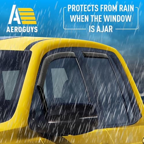 Extra Durable Window Deflectors in (For Honda Ridgeline 17-26)