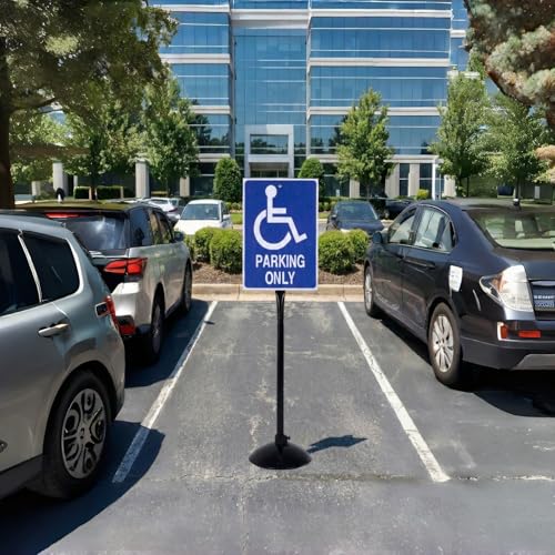 Heavy Duty Cast Iron Sign Post Base Kit (14")