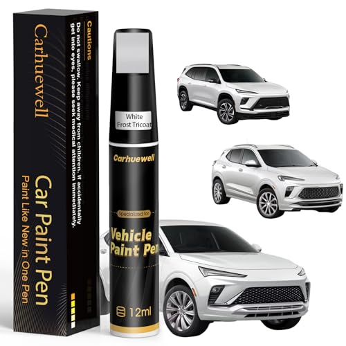 Touch Up Paint for Buick White Frost Tricoat (For Buick / White Frost Tricoat(G1W/WA140X)for Encore GX/Envision/Envista/Enclave)