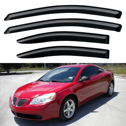 Window Visors Rain Guards for 2005 (2005-2010 Pontiac G6)