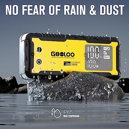 GT4000S 12V 4000A Peak Jump Starter with 100W Two (Yellow)