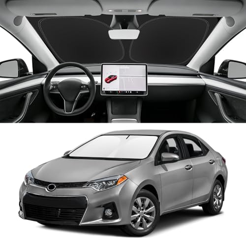 Custom Fit Windshield Sun Shade for Toyota Corolla 2014 (for 2014-2019 Toyota Corolla)