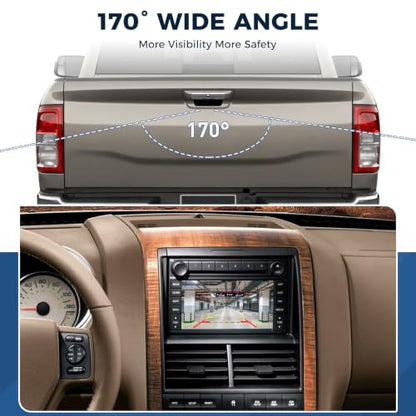 04672735AD Rear View Backup Camera Fit for Ram 2500 3500 6.4 (Fit for Ram 2500 3500 6.4/6.7L 2019-2023)