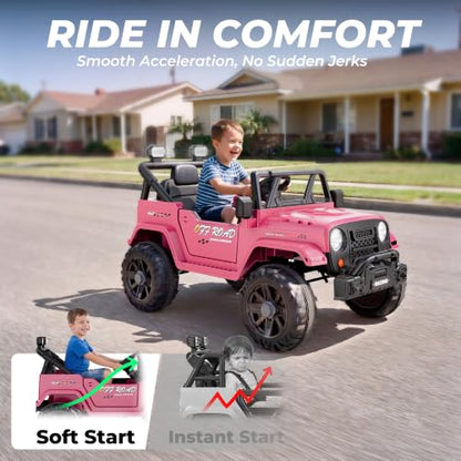 12V Electric Ride On Car (Pink)