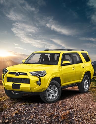 in Channel Window Visors Rain Guards for Toyota 4Runner 2010 (Fit for 2010-2024 Toyota 4Runner)
