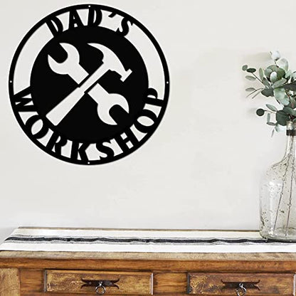 Personalized Papa's Workshop Metal Sign (Design 8)