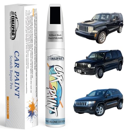 Brilliant Black Pearl (For Jeep / Brilliant Black Pearl(PXR/AXR) for Grand Cherokee/Commander/Compass/Liberty/Patriot/Cherokee/Renegade/Wrangler)