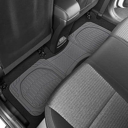 FlexTough Floor Mats for Cars (Full Set (Full Size) / Gray)