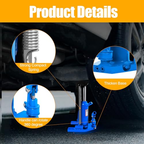 Hydraulic Toe Jack Lift (Blue - 20 Ton)