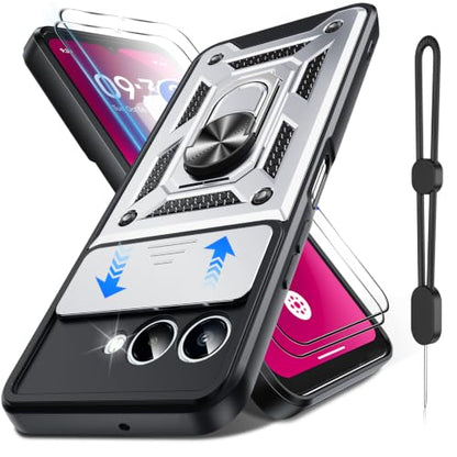 for T Mobile Revvl 8 Phone Case (T-Mobile Revvl 8 (6.5") / Silver)