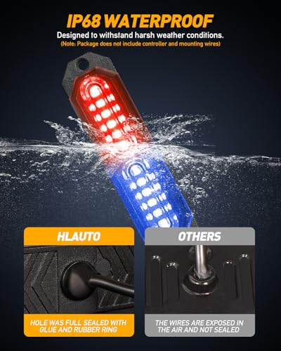 1200T Emergency Strobe Grille Lights (Red/Blue)