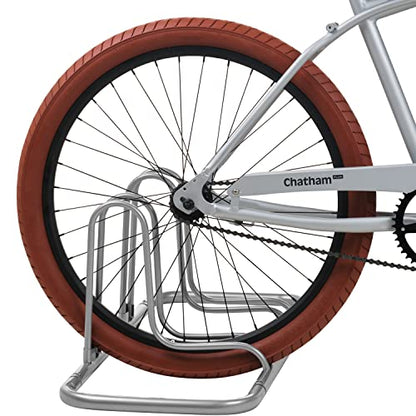 Stash Rack 2 Bike Floor Stand Bicycle Storage Organizer (Grey / 2 Bike)